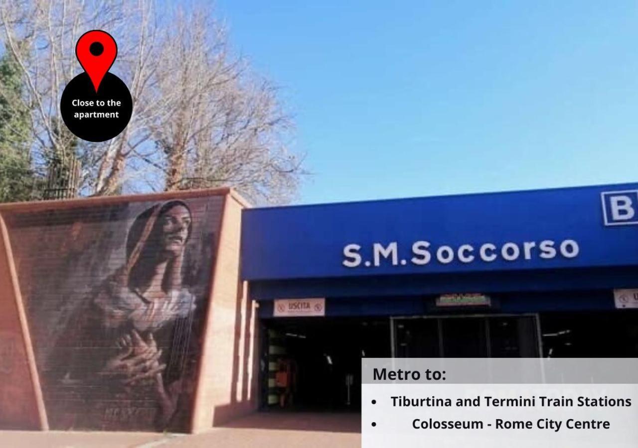 Romeway Apartment - Metro & Parking Roma Exterior foto